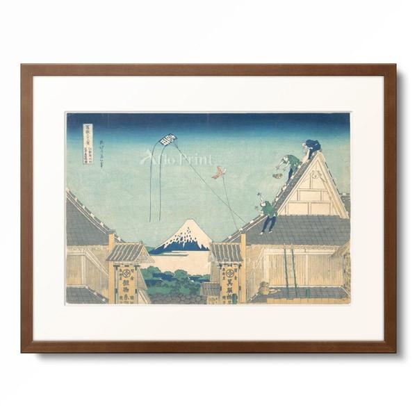 葛飾北斎 Katsushika Hokusai 「冨嶽三十六景 江都駿河町三井見世略圖」