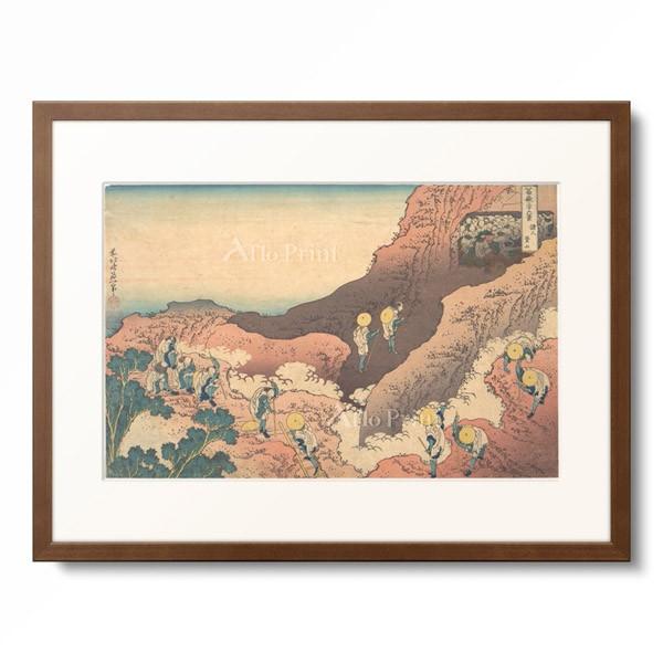 葛飾北斎 Katsushika Hokusai 「冨嶽三十六景 諸人登山」