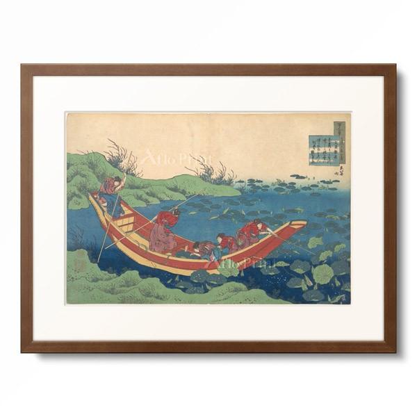 葛飾北斎 Katsushika Hokusai 「百人一首 うはかゑとき 文屋朝康」