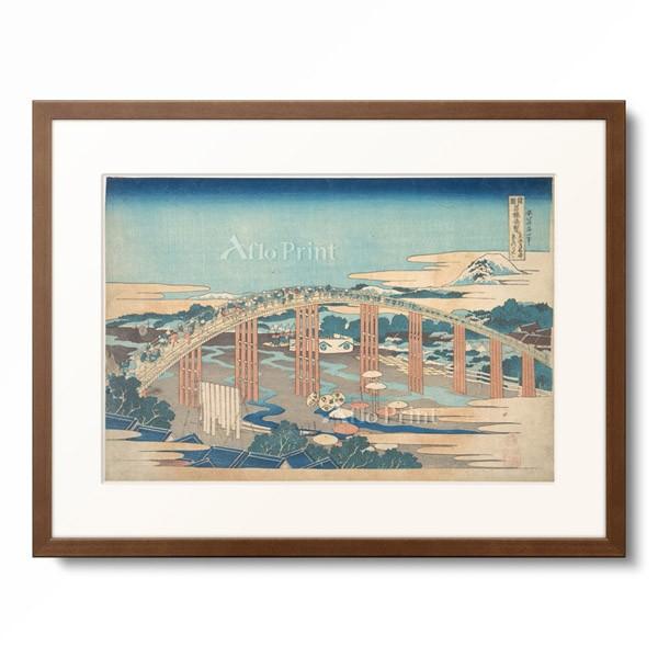 葛飾北斎 Katsushika Hokusai 「諸國名橋奇覧 摂洲天満橋」