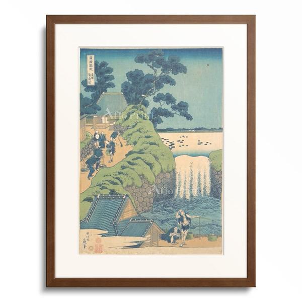 葛飾北斎 Katsushika Hokusai 「諸国瀧廻り 東都葵ヶ岡の瀧」