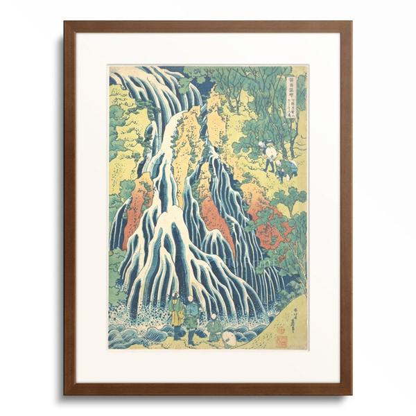 葛飾北斎 Katsushika Hokusai 「諸国瀧廻り 下野黒髪山 きりふりの滝」