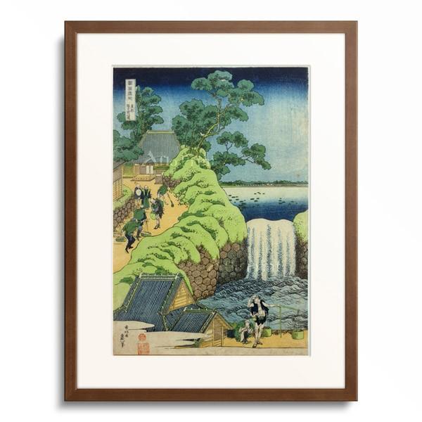 葛飾北斎 Katsushika Hokusai 「諸国瀧廻り 東都葵ケ岡の滝」