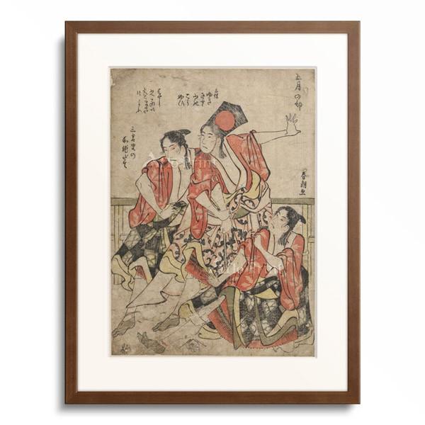 葛飾北斎 Katsushika Hokusai 「仁和嘉狂言 五月の部」