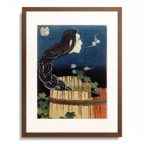 葛飾北斎 Katsushika Hokusai 「百物語 さらやしき」