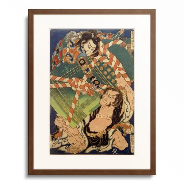 葛飾北斎 Katsushika Hokusai 「鬼児嶋弥太郎 西法院赤坊主」