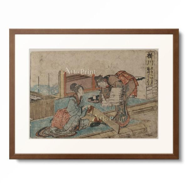 葛飾北斎 Katsushika Hokusai 「東海道五十三次 掛川」