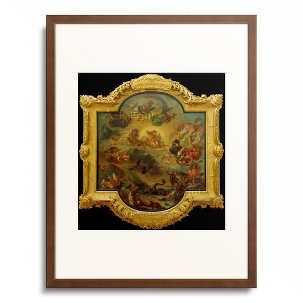 ウジェーヌ・ドラクロワ Ferdinand Victor Eugene Delacroix 「Apollon vainqueur du ...