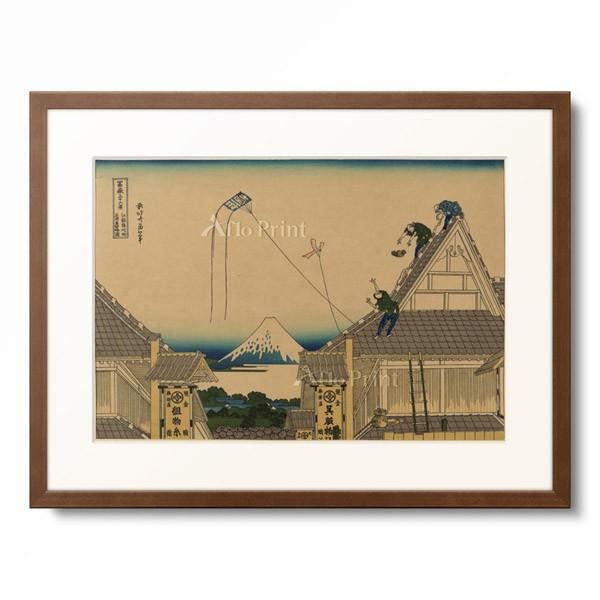 葛飾北斎 Katsushika Hokusai 「冨嶽三十六景 江都駿河町三井見世略圖」