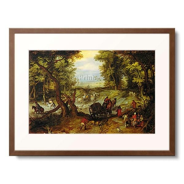 狼林（ROURIN）作 犬（ポメラニアン）の水彩画 2008年 ボックス アート 森