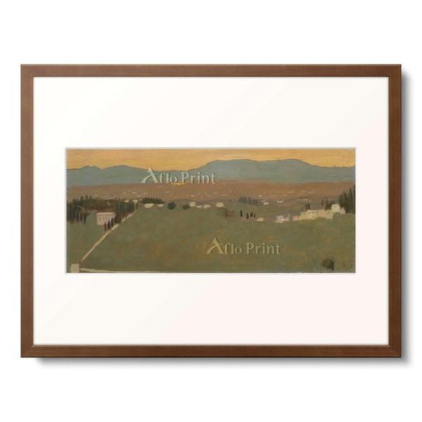 モーリス・ドニ Maurice Denis 「Landscape near Fiesole. About 1897」｜afloprint