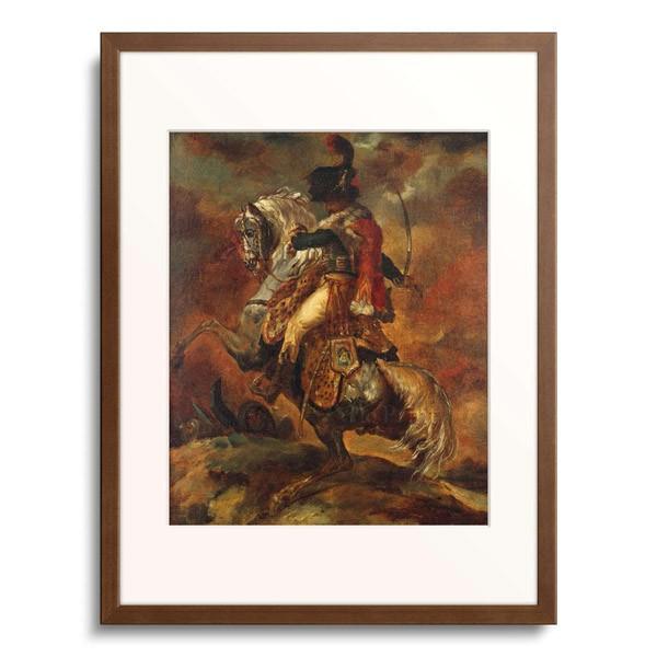 テオドール・ジェリコー Theodore Gericault  「Officer on horseback armed with sabre. 1812/16」｜afloprint
