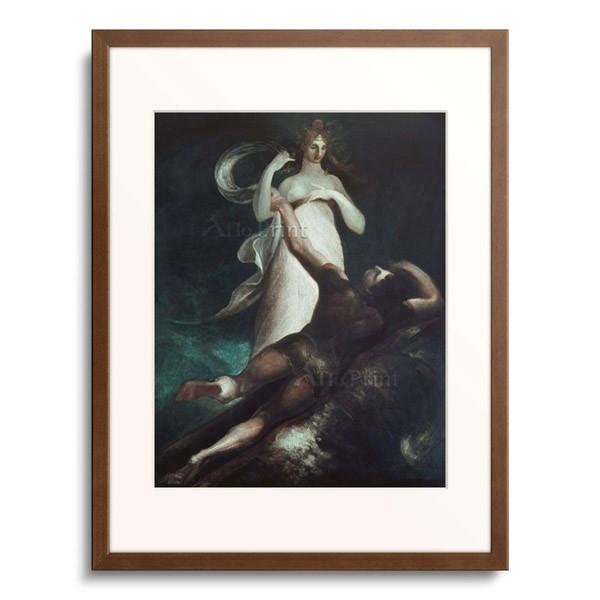 ヨハン・ハインリヒ・フュースリー Johann Heinrich Fussli 「Leukothea uberreicht dem schiffbruchigen Odysseus den Schleier.」｜afloprint