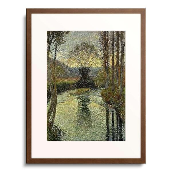 アンリ・マルタン Henri Martin 「Abendliche Flusslandschaft.」｜afloprint