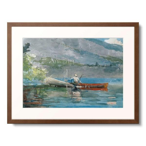 ウィンスロー・ホーマー Winslow Homer 「The Red Canoe. 1884」｜afloprint