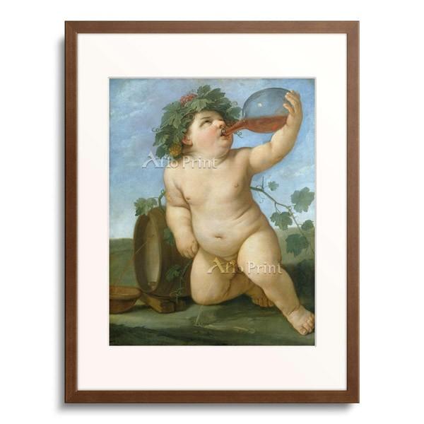 グイド・レーニ Guido Reni 「酒を飲むバッカス Drinking Bacchus portrayed as a boy. About 1623(?).」｜afloprint