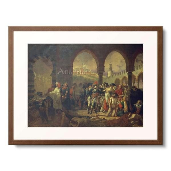 アントワーヌ＝ジャン・グロ Antoine-Jean Gros 「Napoleon Bonaparte visiting the plague stricken of Jaffa, 11th March 1799. 1804」｜afloprint