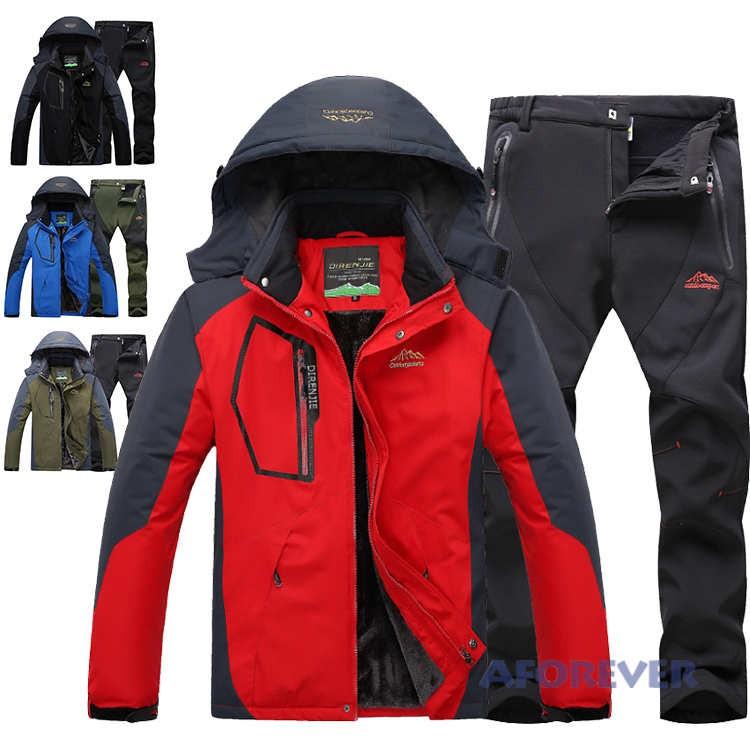 アウトドアウェア メンズ 防寒着 2点セット 上下セット ジャケット マウンテンパーカー 裏起毛 パンツ 撥水 防風 登山 Af Aforever 通販 Yahoo ショッピング