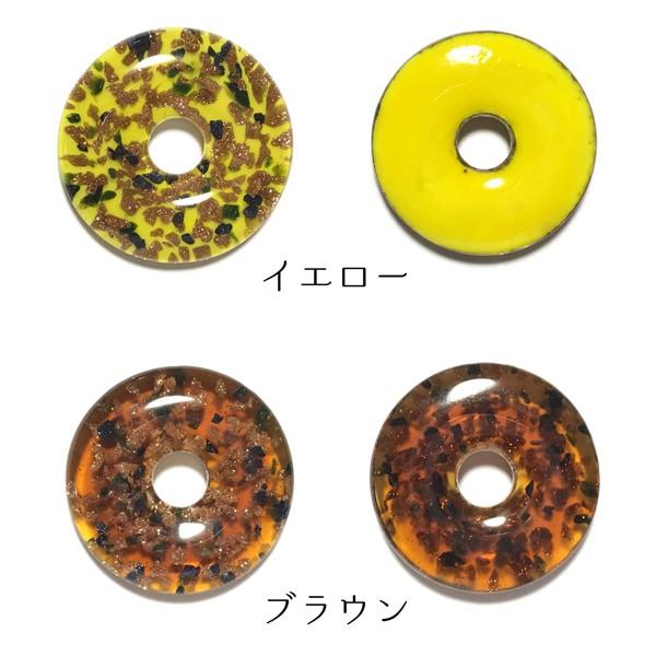 ベネチアンガラス風 ペンダントトップ ドーナツ型 vene-68 : スマート