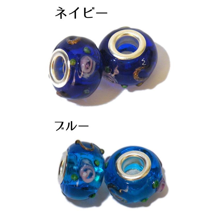 ベネチア　クランベリーのガラスボウル 　波状の縁取り　お値下げ中 beads1208-0.jpg