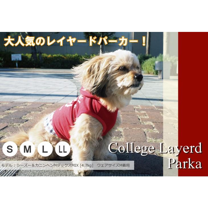 ペットウェア ドッグウェア ペット服 犬服 犬用 カレッジレイヤード風