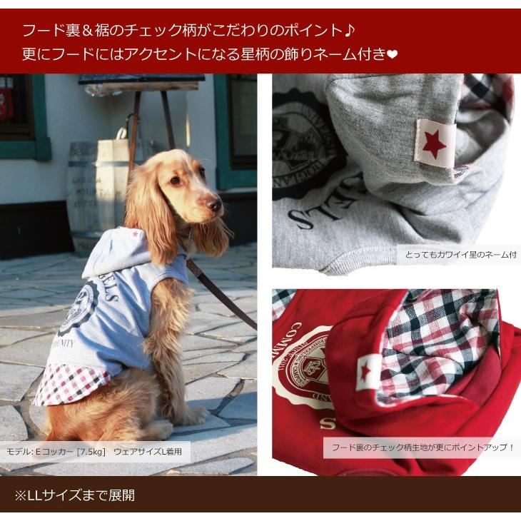 ペット服　Mサイズ THE DOG FACE パーカー XSサイズ ペット用品 ペット 着物 犬服