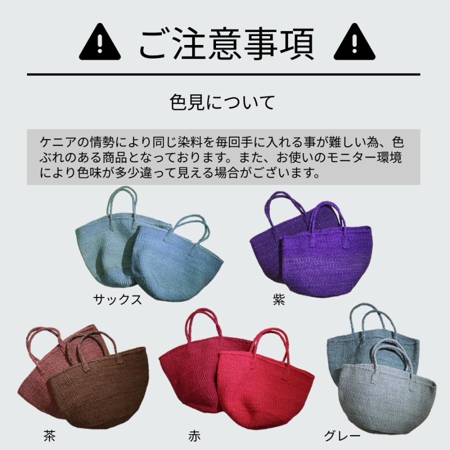 インナーバッグプレゼント】サイザルバッグ 共手 9インチ Mサイズ 無地