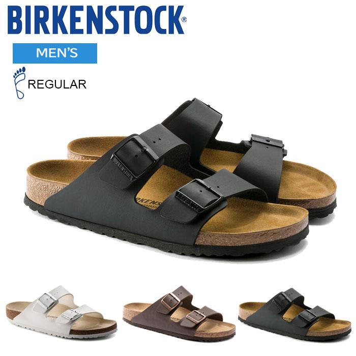 ビルケンシュトック サンダル メンズ レディース アリゾナ レギュラーフィット ホワイト Birkenstock 幅広 誠実 ブラック ダークブラウン Arizona