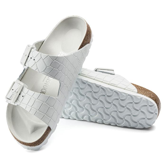 円高還元 エンボスレザー アリゾナ メンズ サンダル ビルケンシュトック ホワイト Sk Arizona Birkenstock レギュラーフィット 幅広 サンダル サイズ 43 28 0cm Cryptoexpoasia Com