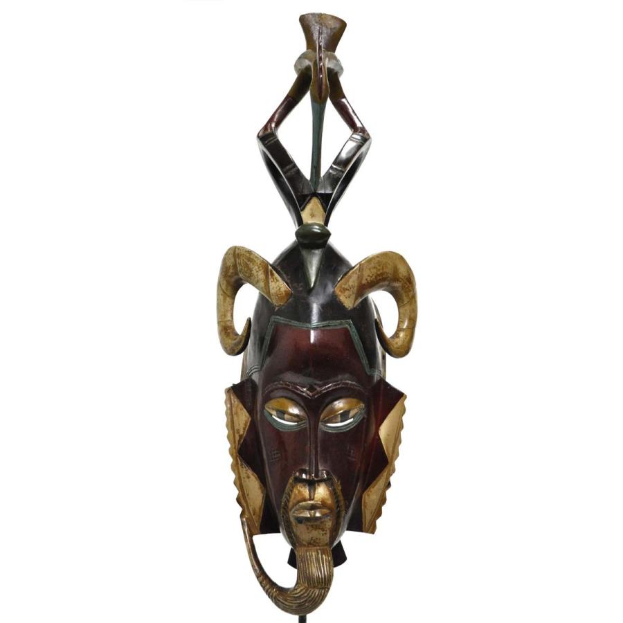 グロ族マスク（高さ：65cm）（アフリカンアート 仮面）