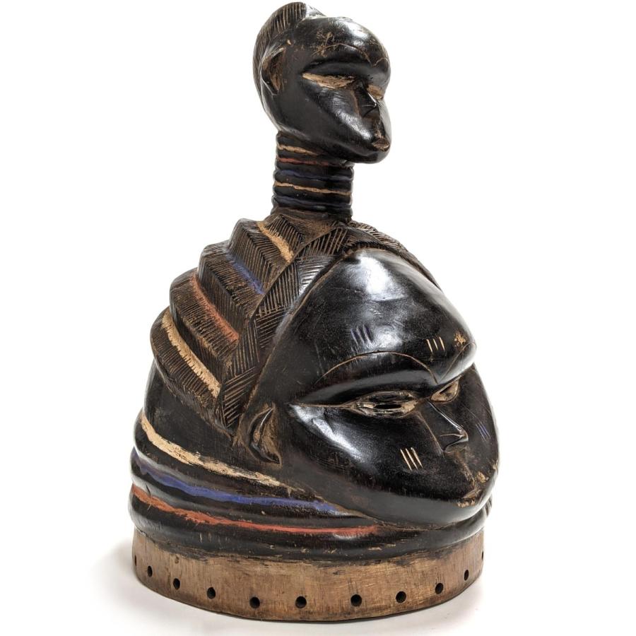 特大 グレボ族 アフリカ ヴィンテージ 仮面 バラ売り価格 超目玉月