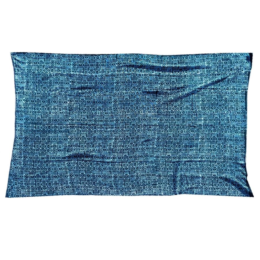 泥染め 手織り ボゴラン布 アフリカ綿100％ 長さ約252cm 大型マルチカバー