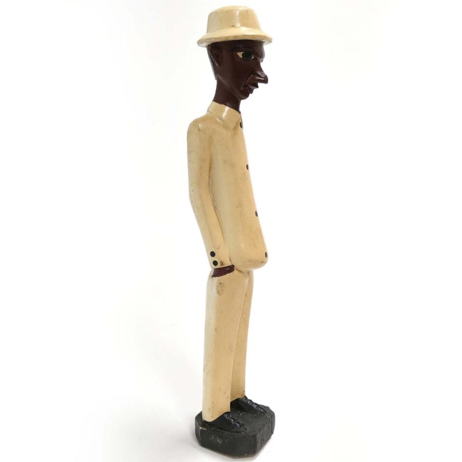 コロン人形 29cm（アフリカ インテリア 彫刻）｜afromode｜02