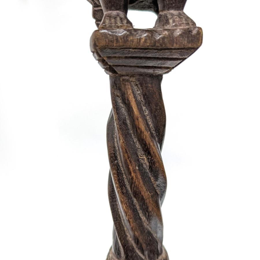 バウレ族 長老の杖 76cm アフリカンアート 彫刻｜afromode｜05