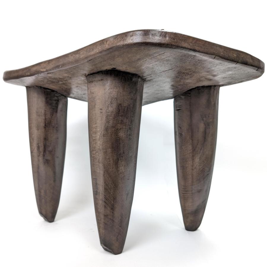 セヌフォ族巨大腰掛　座面66×48cm　アフリカのテーブル 家具｜afromode｜06