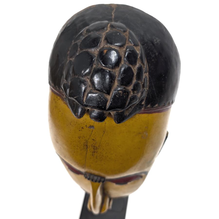 グロ族仮面 63cm アフリカン プリミティブアート マスク 木彫 グロ族ゾウ仮面 49cm アフリカン プリミティブアート マスク