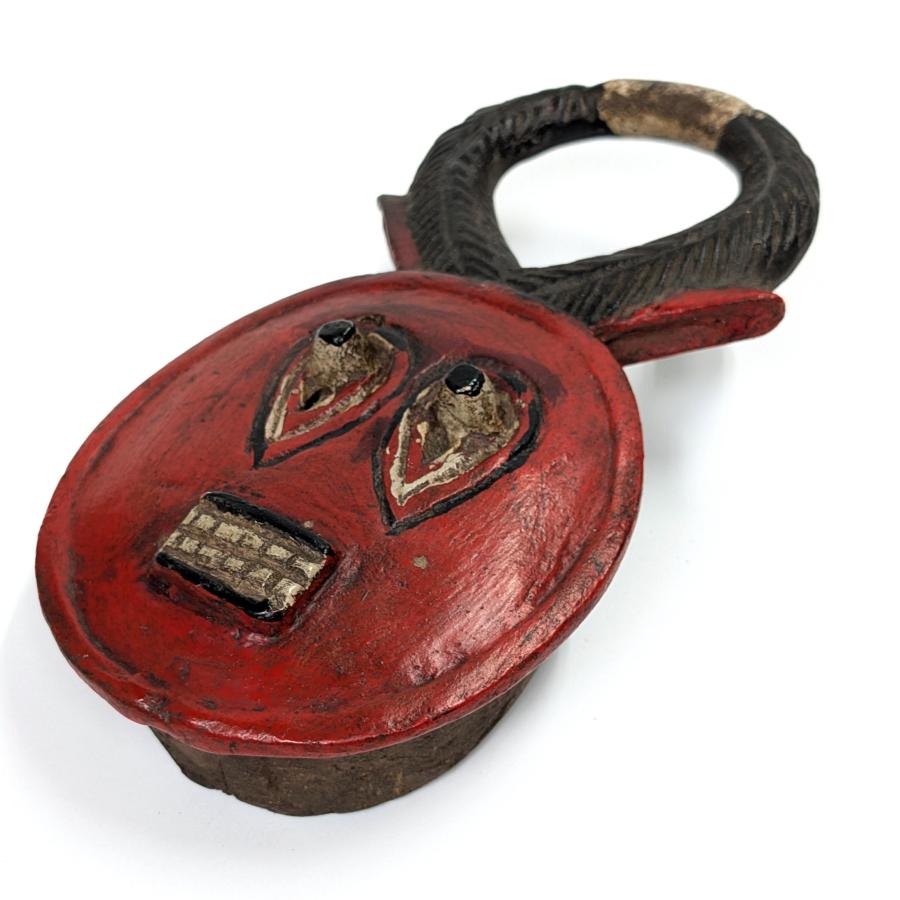 アフリカ 仮面 コートジボワール バウレ族のマスク アンティーク木彫面