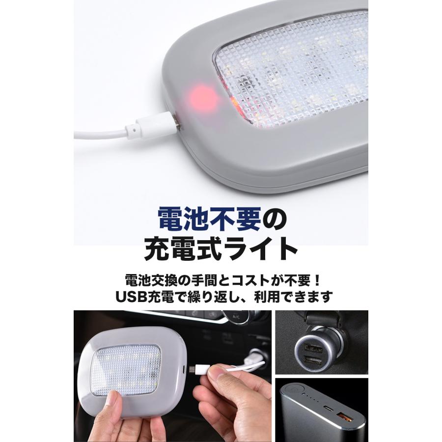 ルームランプ 車用 8色 LED 車 交換 天井 車載 読書灯 車内 照明