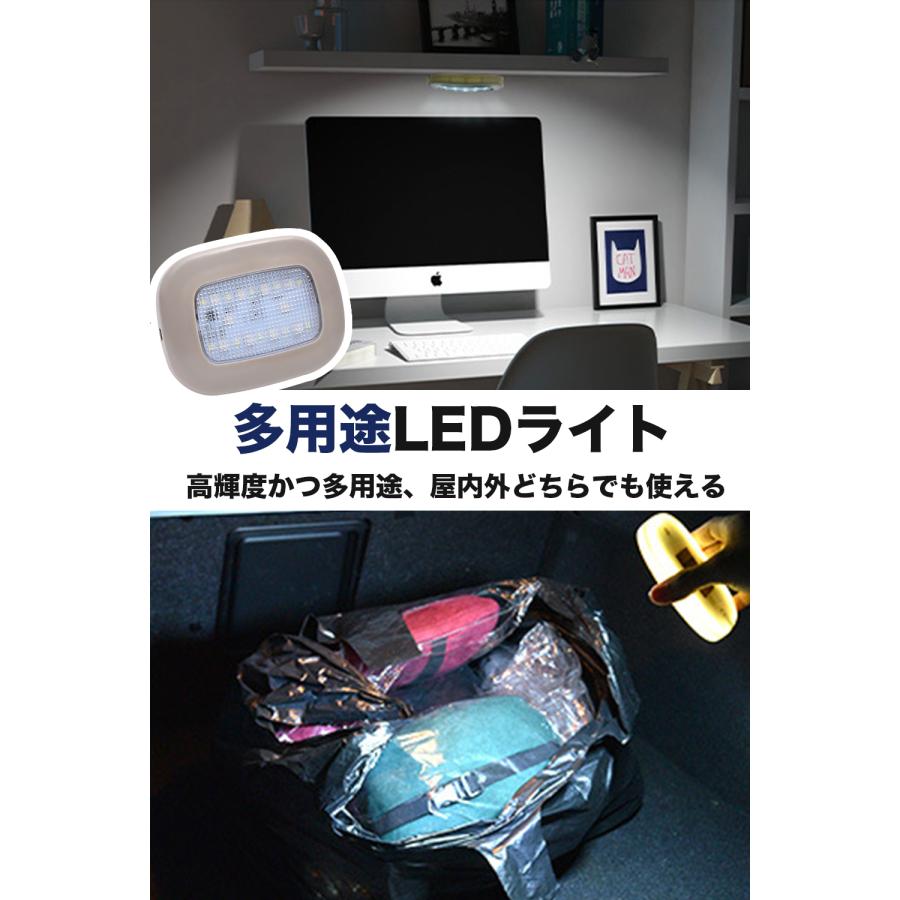 ルームランプ 車用 8色 LED 車 交換 天井 車載 読書灯 車内 照明