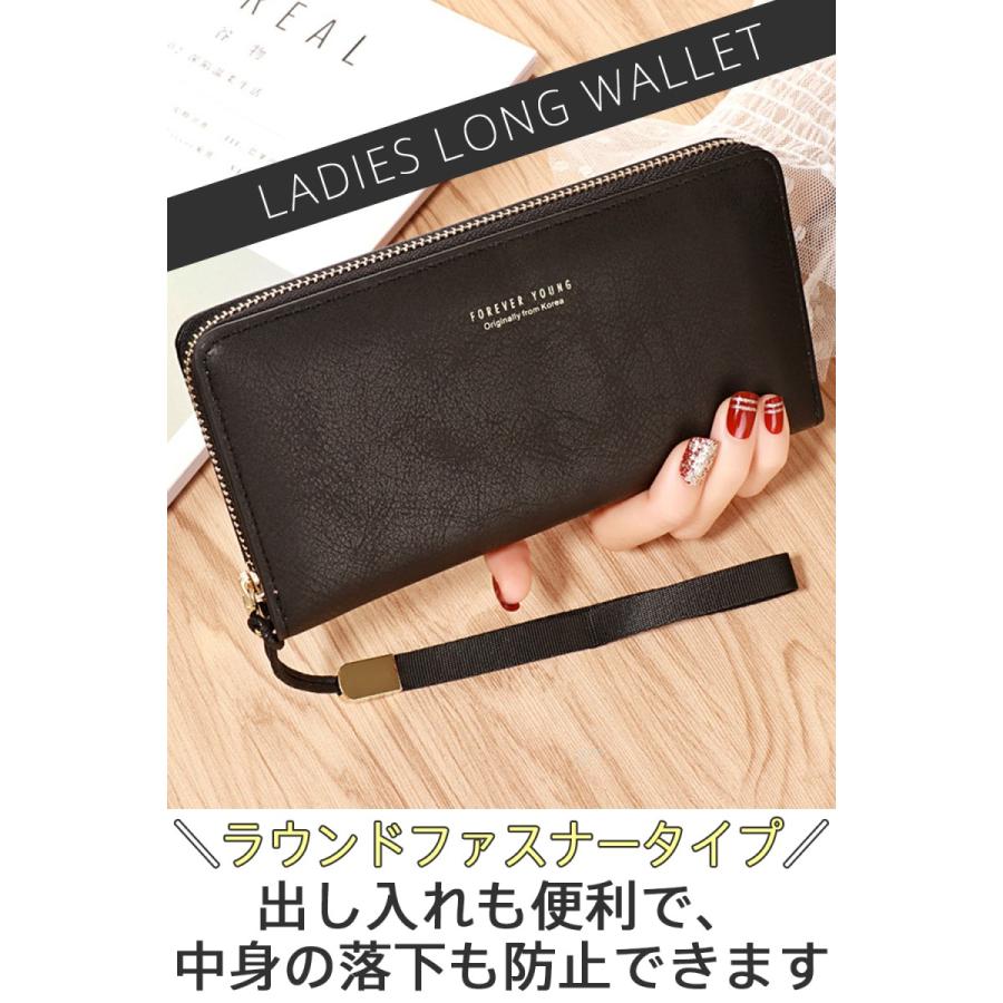 長財布 レディース 大容量 人気 ラウンドファスナー レザー 使いやすい おしゃれ ロングウォレット カード 収納 小銭入れ 多機能 大きい 財布 |  | 07