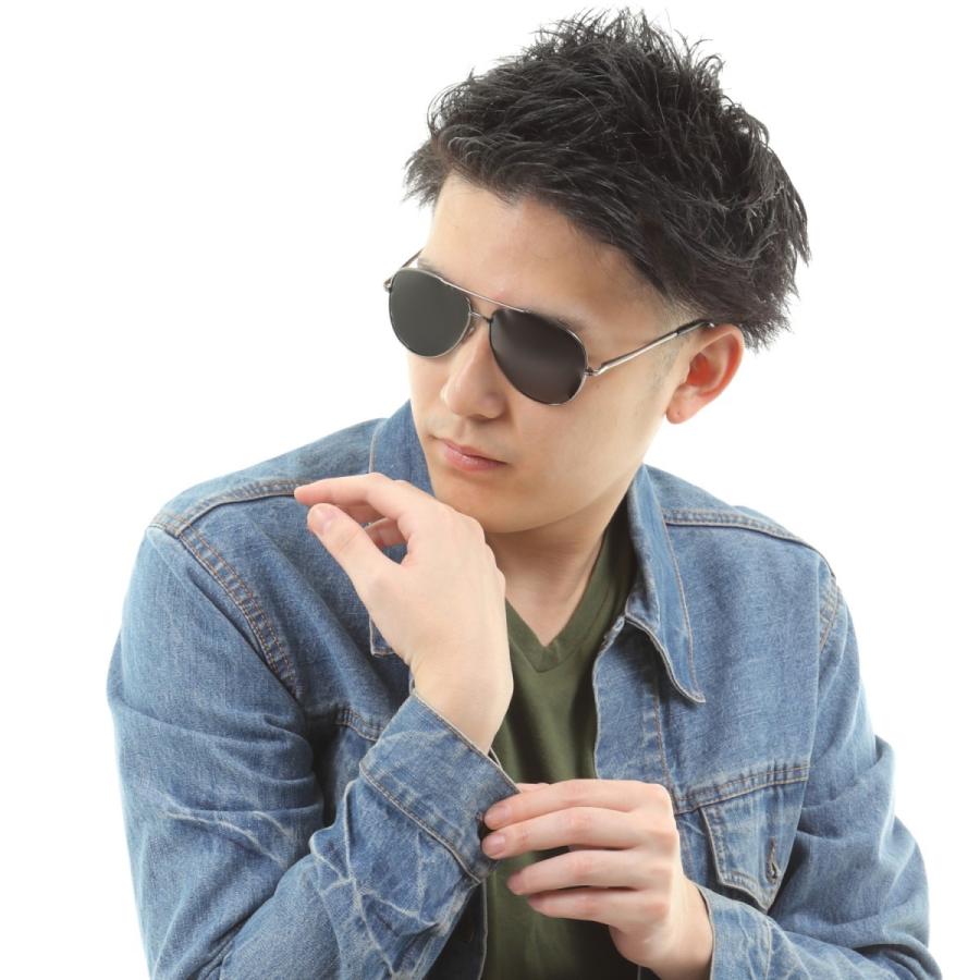 メンズサングラス 偏光 サングラス ティアドロップ クラシック