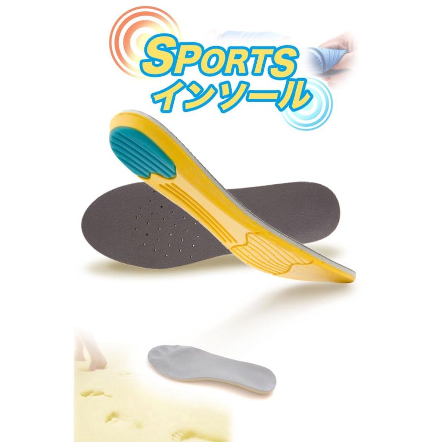 インソール スポーツ 衝撃吸収 土踏まず 立ち仕事 ランニング アーチ
