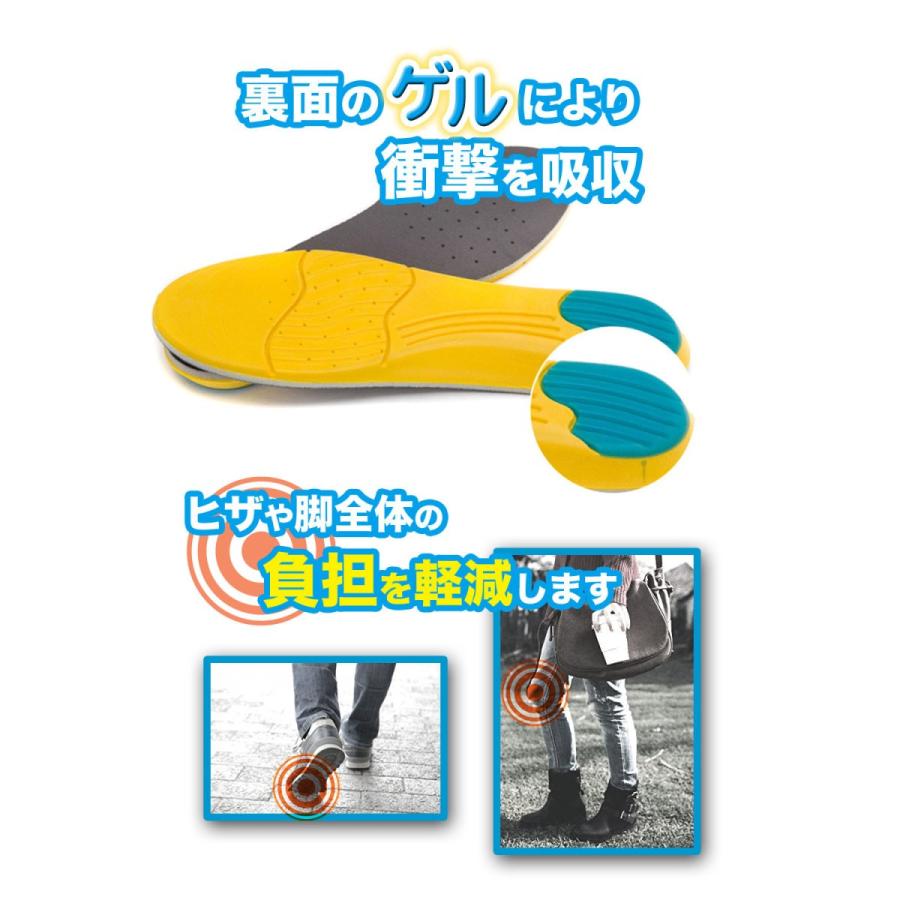 インソール スポーツ 衝撃吸収 土踏まず 立ち仕事 ランニング アーチ
