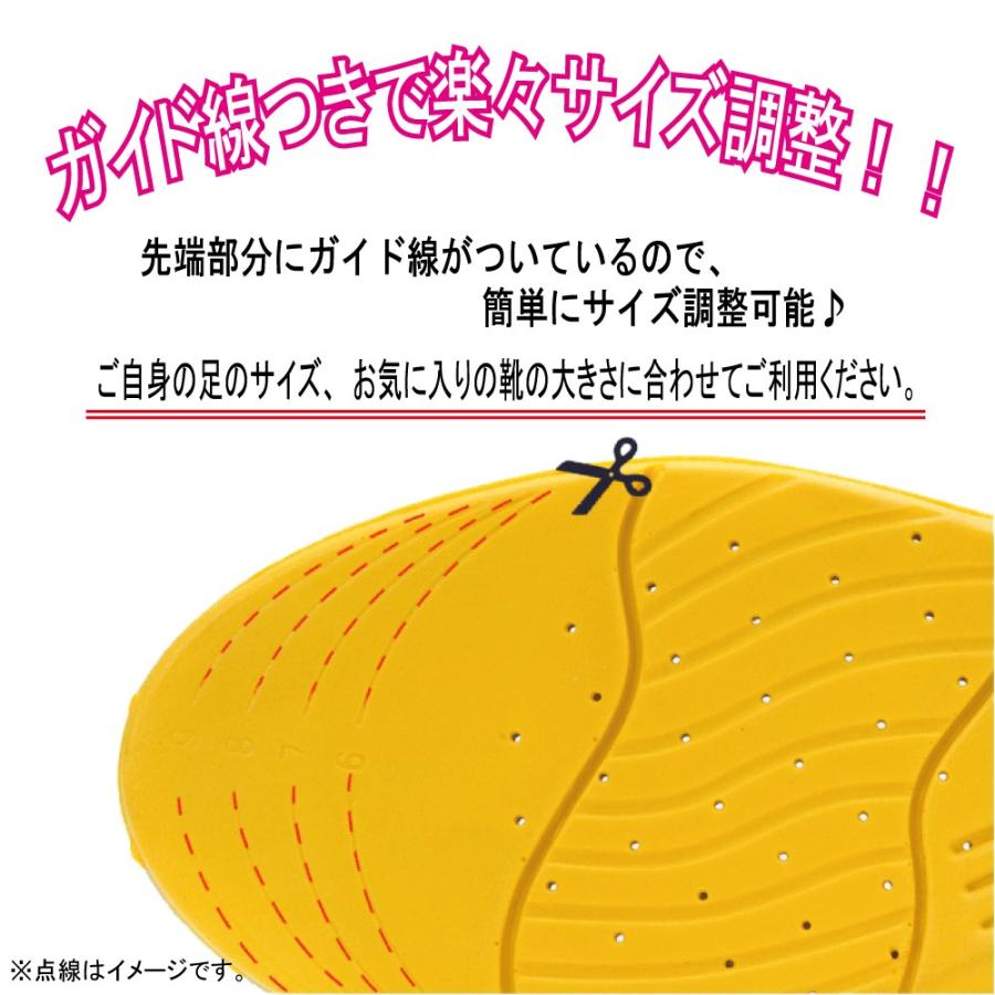 インソール スポーツ 衝撃吸収 土踏まず 立ち仕事 ランニング アーチ