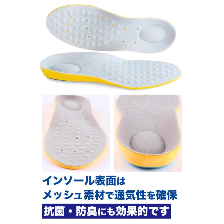 インソール スポーツ 衝撃吸収 ゲルクッション 土踏まず 立ち仕事