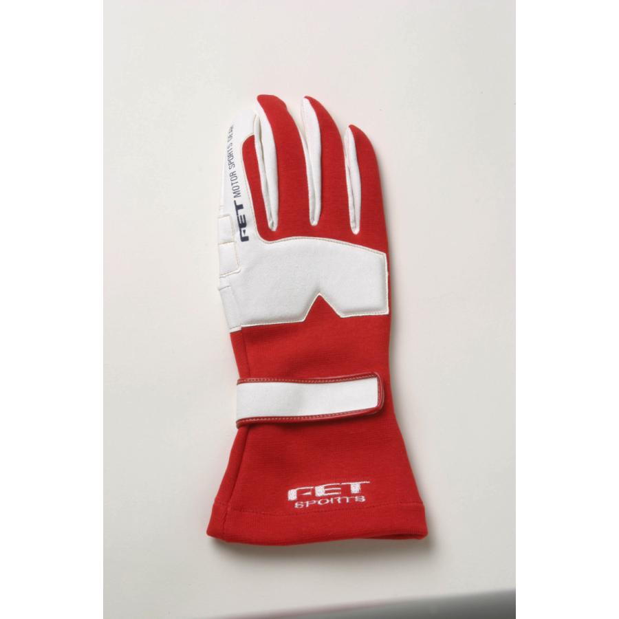 FET sports/エフイーティースポーツ 3Dレーシンググローブ レッド×ホワイト Lサイズ 71172012 /FT3DGL12[クリックポスト送料無料]