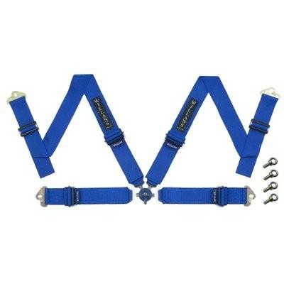 WILLANS/ウイランズ レーシングハーネス タイプS4 4X4 左座席用 ブルー 