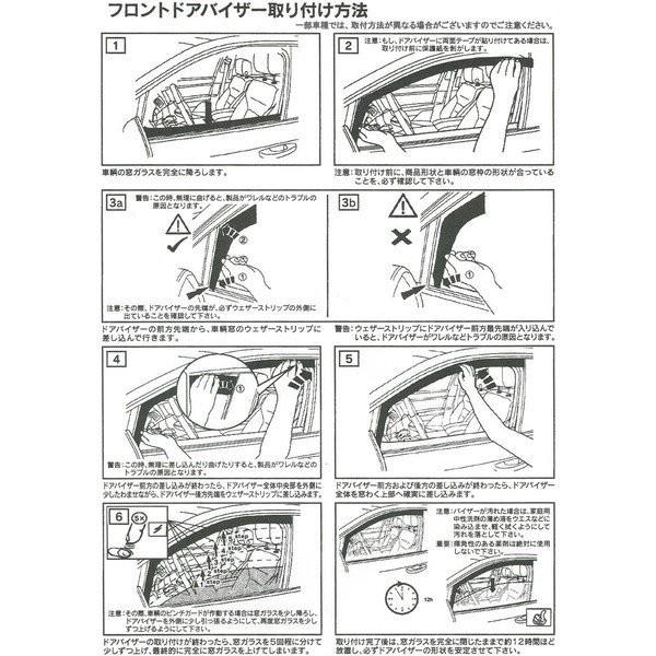 アエロリフト ボルボ  .  フロント ドアバイザー左右