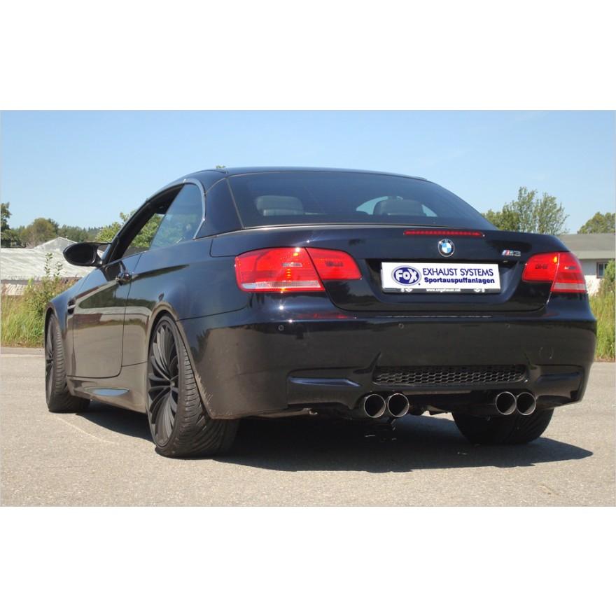BMW FOX リアマフラー BMW E92 M3クーペ ?-WD40 2007〜2014用 90mm