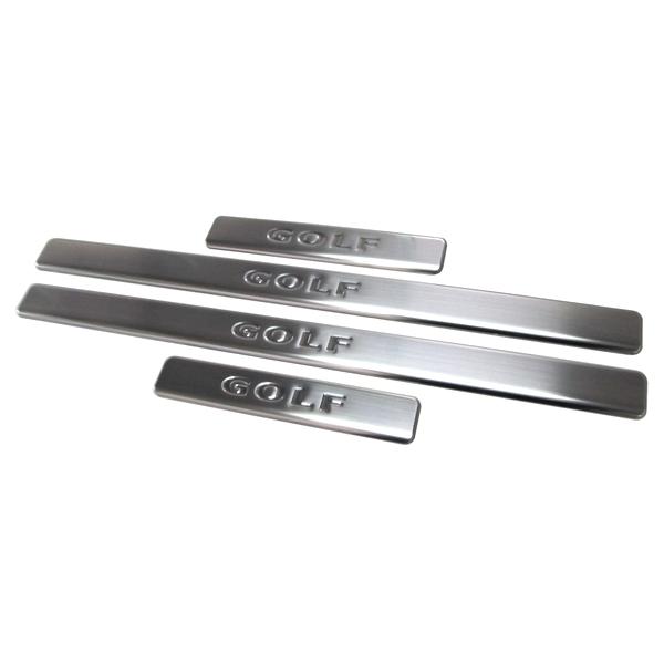 OMTEC ステンレスドアシルプレート 4pcs for VW Golf6 ハッチバック車 (Golf6 Variant不可) 4ドア車専用品 37518091｜afterparts-jp｜02